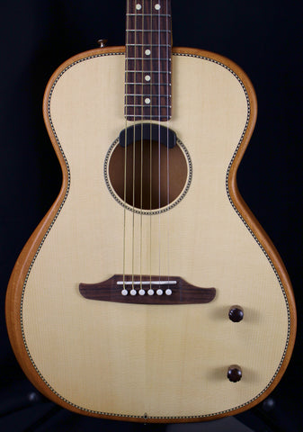 Fender Highway Series Parlor Spruce Top Acoustic Electric Guitar Natural w/Gigbag