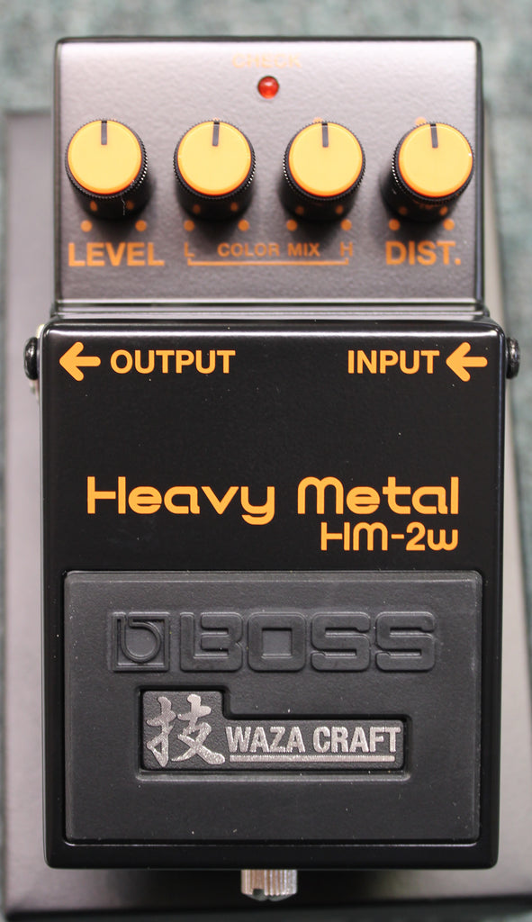 Boss HM-2W Waza Craft Heavy Metal Distortion Guitar Effects Pedal