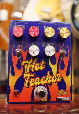 Summer School Electronics "HOT TEACHER" The Class Reunion Parallel Drive Fuzz Guitar Effects Pedal