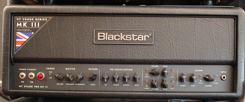 Blackstar HT Stage 100H MK III 3-Channel 100-Watt Guitar Tube Amp Head Black w/Footswitch