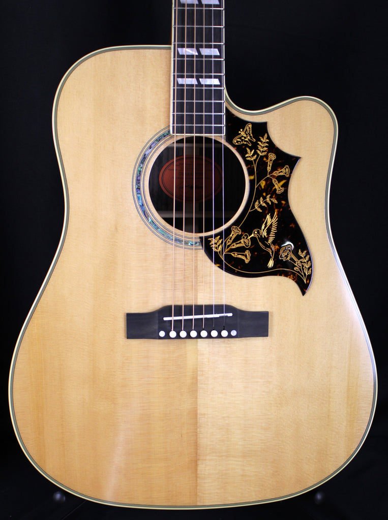 Epiphone IGC Hummingbird Rosewood Deluxe EC Acoustic Electric Guitar Natural w/Ultralite Case