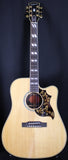 Epiphone IGC Hummingbird Rosewood Deluxe EC Acoustic Electric Guitar Natural w/Ultralite Case