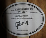 2025 Gibson Hummingbird Standard EC Cutaway Acoustic Electric Guitar Heritage Cherry Sunburst w/Case