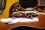 2025 Gibson Hummingbird Standard EC Cutaway Acoustic Electric Guitar Heritage Cherry Sunburst w/Case