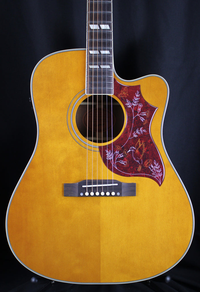 Epiphone Hummingbird Standard EC Solid Wood Acoustic Electric Guitar w/Gigbag Natural