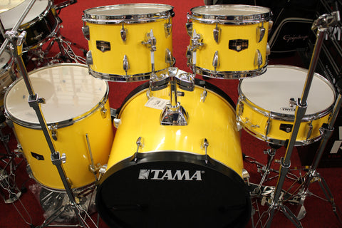 Tama Imperialstar IE52C 5 Piece Drums Set w/Hardware & Meinl HCS Cymbals Electric Yellow