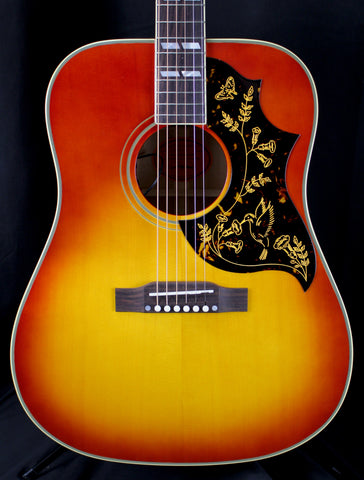 Epiphone IGC 1960 Hummingbird Reissue Acoustic Electric Guitar Heritage Cherry Sunburst w/Case