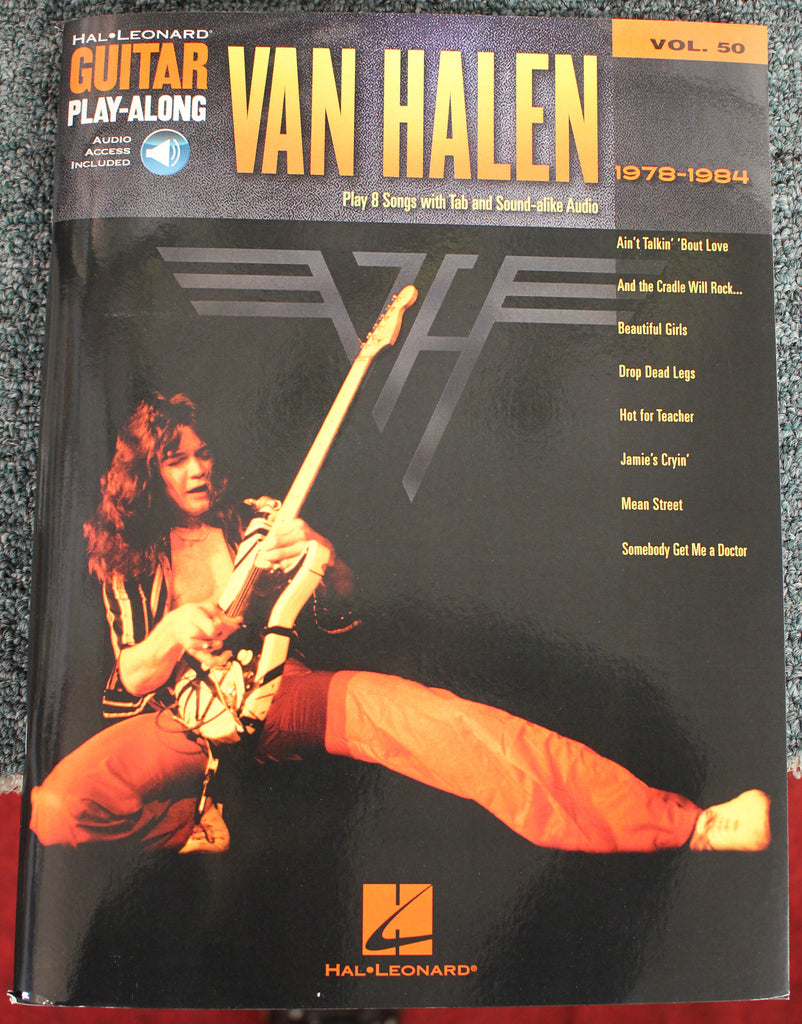 Van Halen 1978-1984 Guitar Play-Along Volume 50 TAB Songbook Audio Online