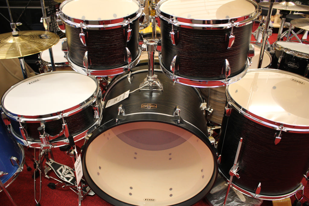 Tama Imperialstar IE52C 5 Piece Drums Set w/Hardware & Meinl HCS Cymbals Black Oak Wrap