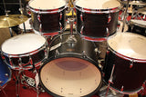 Tama Imperialstar IE52C 5 Piece Drums Set w/Hardware & Meinl HCS Cymbals Black Oak Wrap