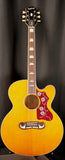 Epiphone J-200 Studio EC Super Jumbo Natural Acoustic Electric Guitar w/Gigbag