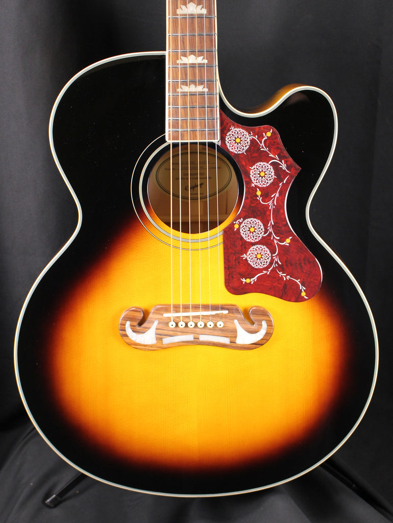 Epiphone J-200 EC Studio Jumbo Acoustic-Electric Guitar Vintage Sunburst