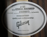 Gibson J-45 Studio Rosewood Acoustic-Electric Guitar Rosewood Burst w/Case