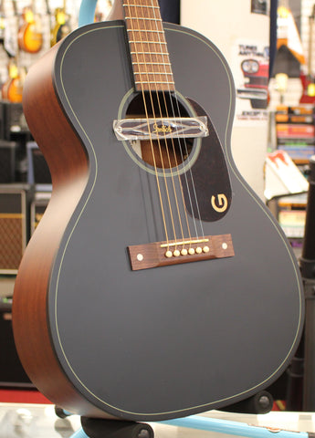 Gretsch Jim Dandy Deltoluxe Concert Acoustic Electric Guitar Black Top