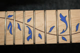 Ibanez Premium JEM77P Steve Vai Signature Electric Guitar Blue Floral Pattern w/Soft Case
