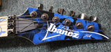 Ibanez Premium JEM77P Steve Vai Signature Electric Guitar Blue Floral Pattern w/Soft Case