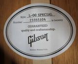 Gibson L-00 Special Acoustic Electric Guitar Natural Satin w/Softcase