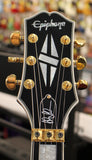 2023 Epiphone Alex Lifeson Signature Les Paul Custom Axcess Electric Guitar Ruby w/Case