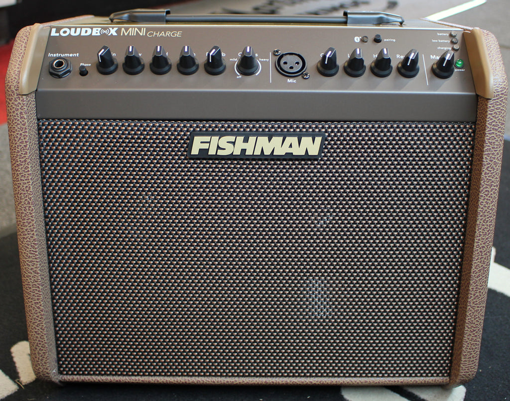 Fishman Loudbox Mini Charge Bluetooth 60 watt 2 Channel Acoustic Guitar Amplifier