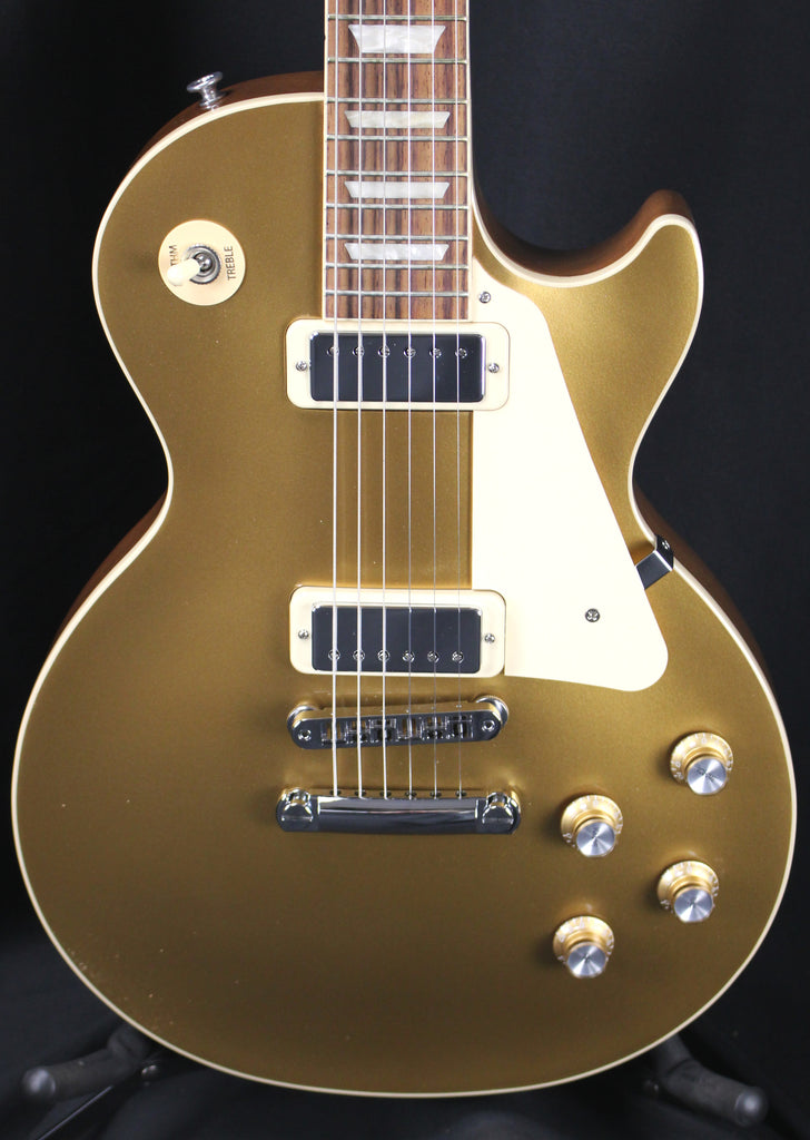 Gibson Les Paul 70's Deluxe Electric Guitar Gold Top w/Case 9lbs 15oz