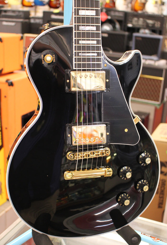 2025 Gibson Les Paul Custom 70's Electric Guitar Ebony w/Case 9lbs 15oz