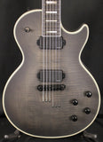 Epiphone Prophecy Les Paul Baritone Fishman Fluence Electric Guitar Obsidian Storm Satin w/Case