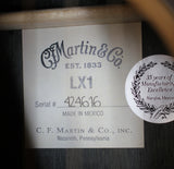 Martin LX1 Little Martin 3/4 Acoustic Guitar Natural w/gigbag