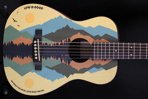 Martin LX1 Life Is Good Little Martin 3/4 Acoustic Guitar Natural w/gigbag