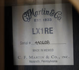 Martin LX1RE Rosewood Little Martin 3/4 Acoustic Electric Guitar Natural w/gigbag