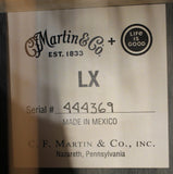 2026 Martin LX2 Life is Good Spruce Top 3/4 Acoustic Guitar Natural w/Strap & Soft Case