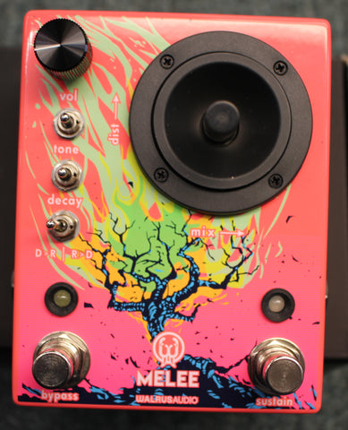 Walrus Audio Melee Wall of Noise Distortion Reverb Guitar Effects Pedal