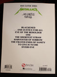 Metallica And Justice For All Bass Guitar TAB Songbook