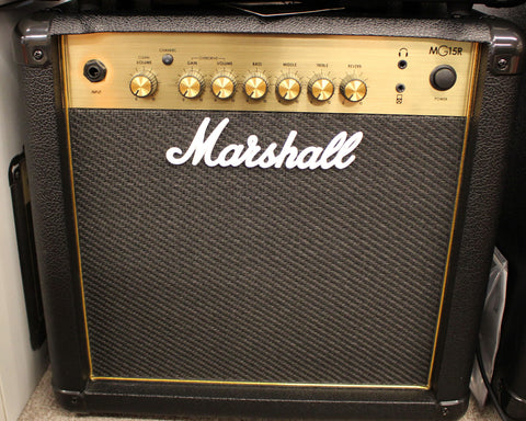 Marshall Gold MG15GR 15 Watt Guitar Amplifier Combo Black