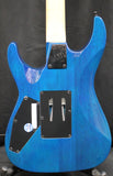 ESP LTD MH-203QM Electric Guitar See Through Blue