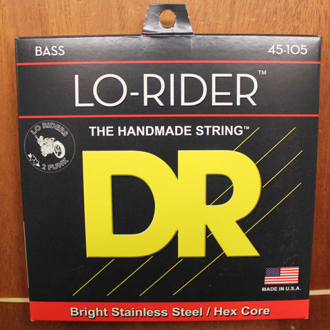 DR Strings Lo-Rider MH-45 45-105 Electric Bass Guitar Strings