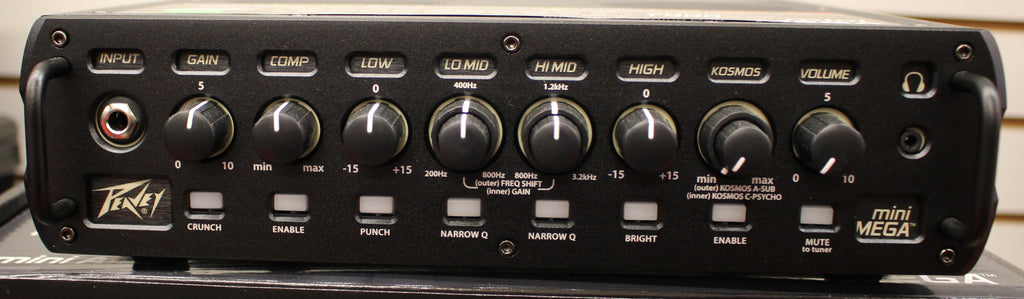 Peavey MiniMEGA 1000-Watt Mini Bass Amplifier Head