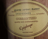 Epiphone Miranda Lambert Bluebird Acoustic-Electric Guitar Bluebonnet w/Case