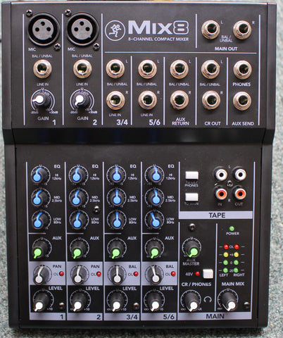 Mackie Mix8 Compact Audio Mixer