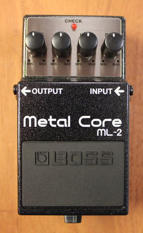 Boss ML-2 Metal Core Distortion Guitar Effects Pedal