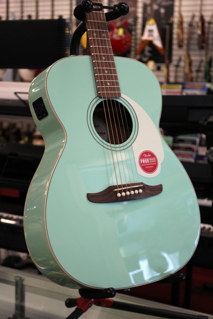 Fender California Standard Monterey E Acoustic Electric Guitar Surf Green