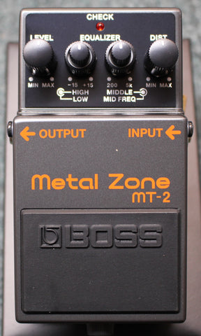 Boss MT-2 Metal Zone Distortion Guitar Effects Pedal