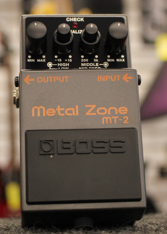 Boss MT-2 Metal Zone Distortion Guitar Effects Pedal