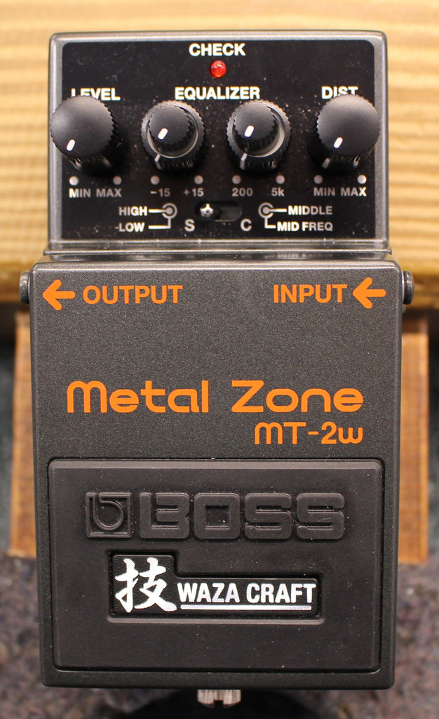 2025 Boss MT-2W Metal Zone Waza Craft Distortion Guitar Effects Pedal USED