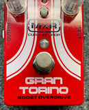 MXR CSP033G Gran Torino Boost Overdrive Guitar Effects Pedal Red / White