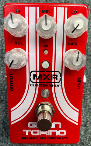 MXR CSP033G Gran Torino Boost Overdrive Guitar Effects Pedal Red / White