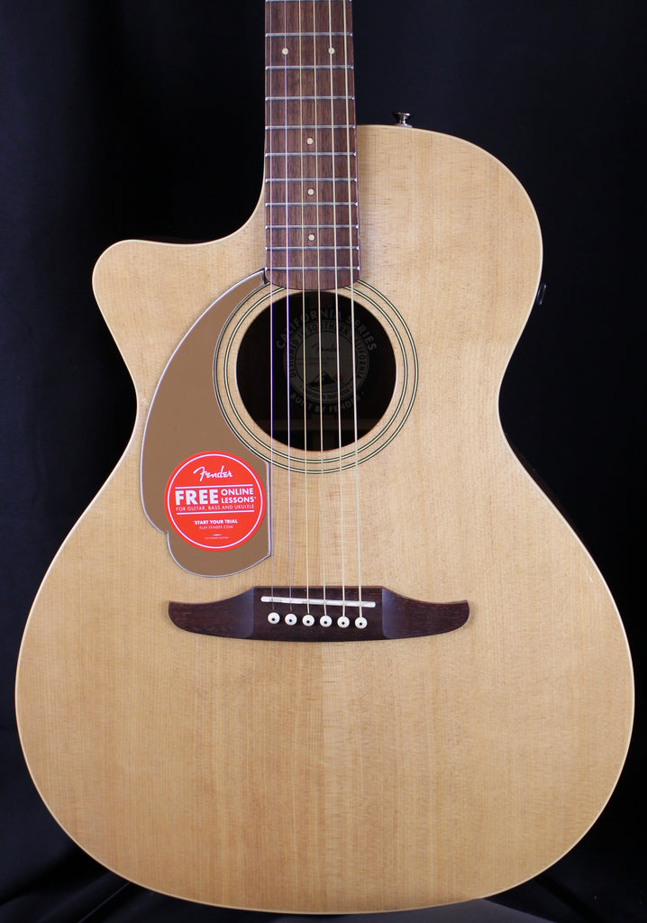 Fender California Series Newporter Player Left-Handed Acoustic Electric Guitar Natural