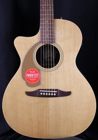 Fender California Series Newporter Player Left-Handed Acoustic Electric Guitar Natural