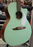 Fender California Series Newporter Player Acoustic Electric Guitar Surf Green
