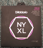 D'Addario NYXL Super Light 09-42 Double Ball End Steel Electric Guitar String Set