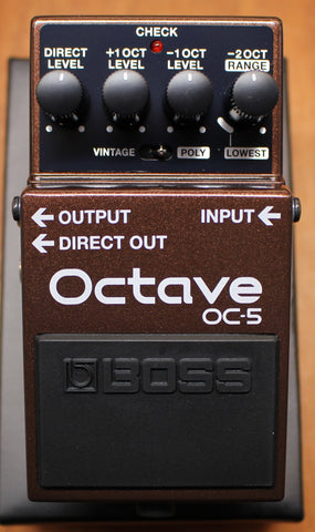 Boss OC-5 Octave Guitar Bass Effects Pedal